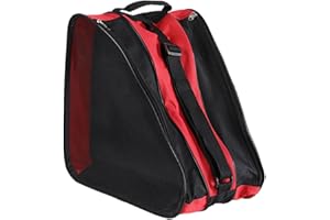 Baoblaze Bolsa para Patines, Bolsa para Zapatos de Patinaje, Gran Capacidad, 3 Capas, 3 Capas, Bolsos de Mano para Patines, Bolsa para Patines en línea