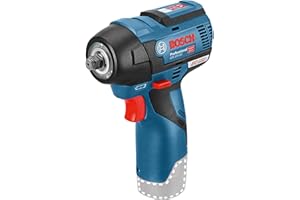 Bosch Professional 12V System Akku Drehschlagschrauber GDS 12V-115 (max. Drehmoment 115 Nm, Schlagzahl 0-3.100 bpm, inkl. L-BOXX-Einlage, ohne Akku/ Ladegerät)