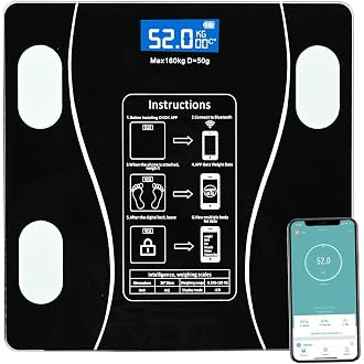 Pivalo Digital Weighing Scale for Body Weight with Blue...
