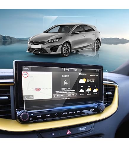 LFOTPP Display-Schutzfolie Aus Gehärtetem Glas Für Kia Sportage NQ5 2022-2023 – 12,3 Zoll, 9H Kratzfest, Anti-Fingerprint