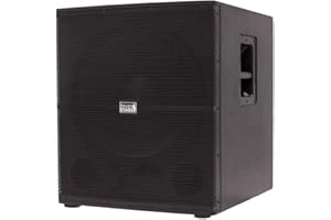 Italian Stage IS S118A - Diffusore Subwoofer Attivo Amplificato da 18" e 700w di picco, Nero