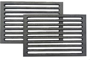 FONDERIA BONGIOVANNI Paire de grilles en fonte 20 x 30 cm pour cheminées et poêles, en offre