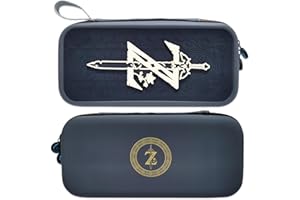 CHIKIXSON Switch 2 Tasche, Tragetasche für Switch 2 (2025), Netztaschen mit Reißverschluss, Aufbewahrung 10 Spiel Karten Zubehör, Grau