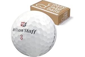 Easy Lakeballs 50 Wilson DX2 Soft Pelotas DE Golf RECUPERADAS/Lake Balls - Calidad AAA/AA (A/B Grade) - EN Bolsa DE Red