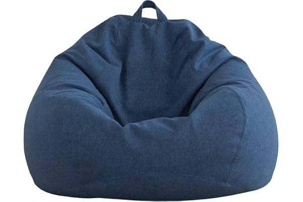 AD.CON Sittsäck med ECO-fyllning, Puff Relax, golvkudde 80 x 90 x 50 cm, 185 l