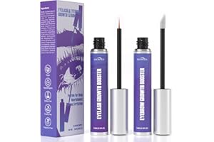 SNOWSEN Wimpernserum für lange Wimpern, Lash Wimpernserum & Augenbrauen Serum für besseres Wachstum von Wimpern & Brauen, Eyelash Serum ohne Hormone für Wimpernwachstum, Natürlich, Vegan 7 ml