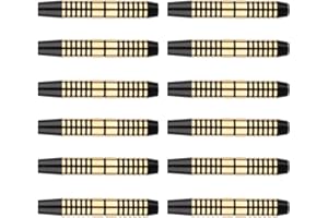 Baoblaze Lot de 12pcs 16g Barrels Barils de Fléchettes en Laiton Accessoire Professionel Jeu de Fléchettes