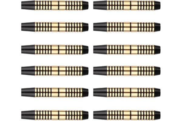 Baoblaze Lot de 12pcs 16g Barrels Barils de Fléchettes en Laiton Accessoire Professionel Jeu de Fléchettes