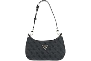 GUESS JEANS GUESS Borsa mano/spalla Meridian top zip latte logo B24GU128 SG877872