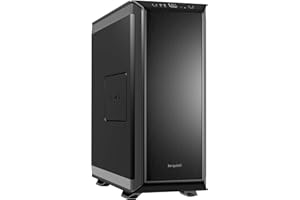 ‎BE QUIET! be quiet! Dark Base 900 Black PC-Gehäuse, 3x Silent Wings 3 140mm PWM, entkoppeltes Mainboardtray, E-ATX- und XL-ATX-Mainboards kompatibel, bis zu 9 Lüfter zusätzlich möglich, 2-in-1 Seitenteil, BG011