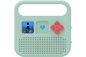 Merlin - Boîte à Histoires avec 1000 titres Inclus - Contenus Bayard Milan & Radio France - 3-12 Ans - Vert Amande - Version 2