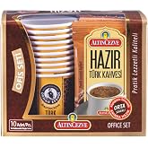 Altıncezve Office Set Instant Turkish Coffee Medium (Medium Sugar) 10 Pack (10 Pieces x 9 Gr)