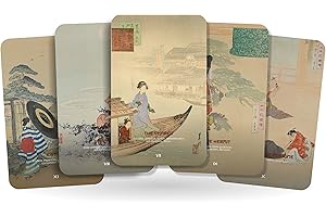 Ibiza Tarot Ogata Gekko Tarot - Cartas de arcanos principales | Baraja de cartas de tarot de adivinación para principiantes | Auténtica experiencia de tarot - Juego de 22 cartas