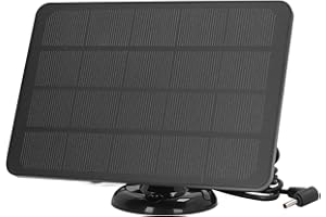 CUIFATI Panel słoneczny 10 W do Ring Spotlight Cam, Ring Stick Up Cam, wodoszczelny IP65, odporny na warunki atmosferyczne zewnętrzny panel ładowania solarnego z regulowanym uchwytem, bezpieczny