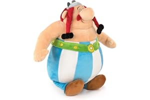 BARRADO Peluche de los Personajes de Astérix - 30 Centímetros - Astérix, Obélix, Panorámix - Calidad Super Soft (Obélix)