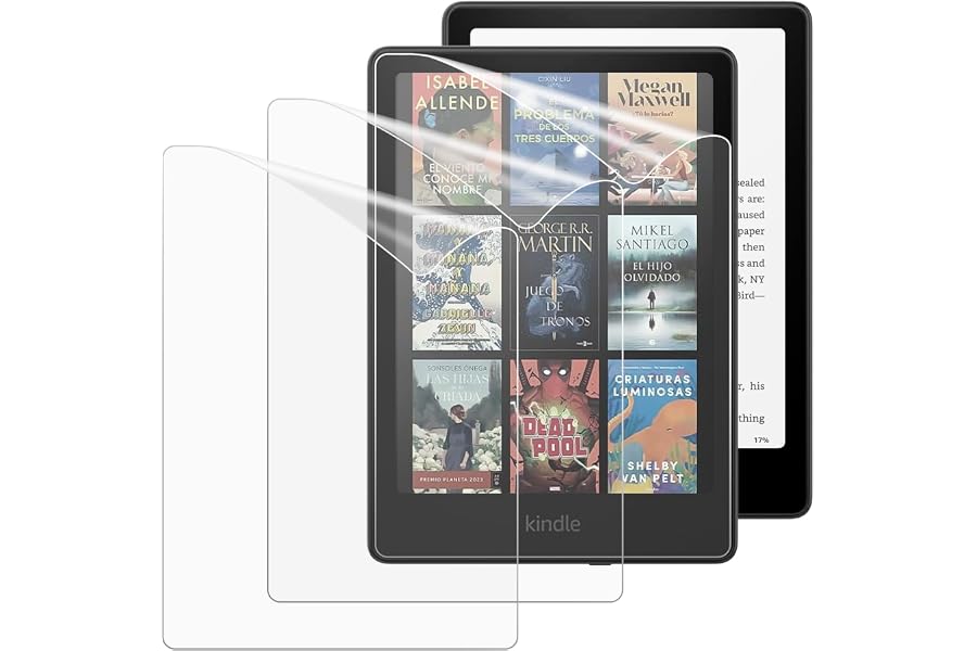 MoKo 3 Piezas Protector Pantalla para 7" Kindle Paperwhite 12ªGen 2024/2025 | para Ebook Kindle Colorsoft 2025/2024, Ant