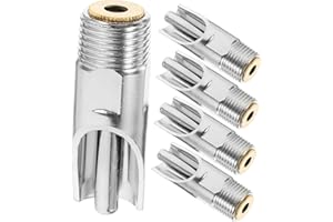 Candeon Bevitore Di Maiale Automatici, 5 Pezzi Abbeveratoio Capezzoli Automatico Per Suini Abbeveratoi Automatici Maiale In Acciaio Inox, Suino Capezzolo Bevitore Per Maiali/Suini/Bovini/Capre/Pecore