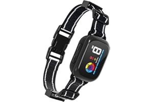 HERBYD Collar Antiladridos Perros, Collares Antiladridos para Perros con Vibración/Fuerte Vibración/Sonido, 5 Modos, 5 Sensibilidades para Perros Grandes Pequeños, Recargable IP67 Collar para Perros