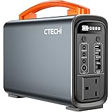 CTECHi Portable Power Station 320Wh/100000mAh LiFePO4 Battery Solar Generator 200W, Fully Charged within 2.5 Hours, Power Sup
