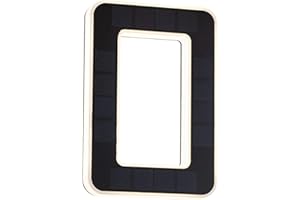 Paulmann 79851 LED numéro de maison 10 solaire IP44 Blanc chaud batterie remplaçable incl.1x0,2W lumin. sol. noir lampe sol. plast. éclair. sol. 3000K