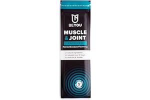 BeYou Muscle and Joint Pain Relief Patches - Back Pain, Sciatica, Arthritis, Knees, Neck and Shoulders - High Strength Natural Pain Relief - Patented Matrix of Menthol and Eucalyptus