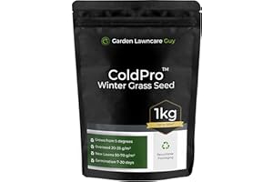 ColdPro™ for Fast Growing Winter Grass Seeds - Germinates in Low Temperatures - Hard Wearing Lawn - Garden Lawncare Guy (1kg)