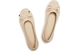 Frank Mully Women's Ballet Flats Slip On Knit Dress Shoes Pumps Shoes Round Toe