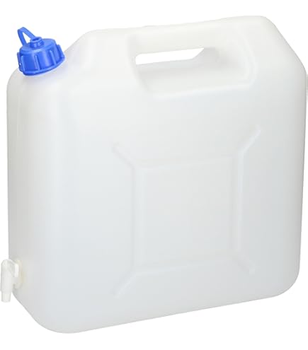 S-Pro Tanica Per Acqua Potabile 10 Litri - Con Rubinetto, Sicura Per Alimenti, BPA Free