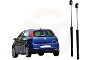 Ricambycar Coppia Molle a Gas Portellone Posteriore Compatibile con Fiat Grande PUNTO 2005> EVO 2008 > PUNTO 12