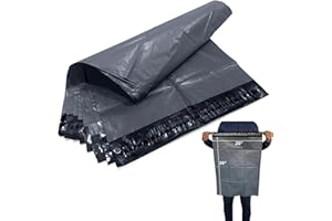 JeeJaan® 5 Large Grey Postal Bags 20" x 26" - (508 x 660mm) Self Adhesive Poly Mailer Postal Bags Waterproof and Recyclable Delivery Bags for Parcels