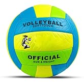Hsport Softtouch Voleybol Topu Resmi Boyut No: 5 Premium Dikişli &Ccedil;ift Astarlı İ&ccedil; ve Dış Mekan i&ccedil;in Ma&ccedil; ve Antrenman Topu (Pom