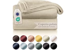 Blumtal Coperta in pile 270 x 230 – Plaid beige certificato Oeko-TEX®, plaid per divano, plaid coccooning, coperta in pile spessa, soffice e calda, di alta qualità