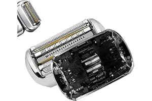 WIGTHVOY 92M Rasierkopf – kompatibel mit Braun Series 9/9 Pro Replacement Rasierkopfen, kompatibel mit Braun 9290cc/9291cc/9370cc/9293s/9385cc/9390cc/9330s/9296cc, Rotierblatt aus Edelstahl