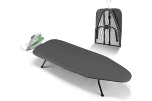 DOEDOEFONG Planche à Repasser Pliable avec Fonction Pliante et Pied Antidérapant - Mini Table à Repasser pour Usage Domestique - 81 x 31 cm