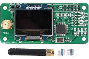 Hyuduo UHF VHF UV MMDVM Hotspot-Modul-Kit SMA-Schnittstelle LED-Anzeige Hotspot-Platine mit Antenne