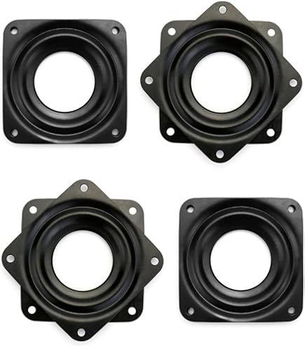 Couronne Rotative 360° Plateau tournant à visser pour poids lourds 171 x 171 Roulement à billes à pression pour plateaux en bois, plateaux de table, meubles, etc. de SOTECH