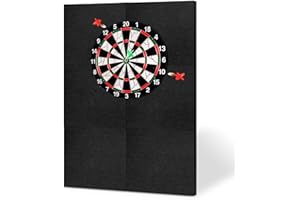 BECHOANIGEL Lot de 6 protections murales autocollantes en feutre pour cible de fléchettes - Protection murale surround épissée - Protection contre le bruit - Cible de fléchettes classique en feutre