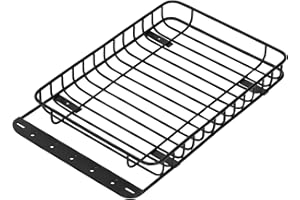 VGEBY RC Roof Rack Metal Luggage Carrier Lightweight Car Parts for Axial SCX10 III TRX‑4 1/10 RC Car Car Model Accessory Model Toy