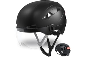 Junjam Casque de vélo électrique avec lumières LED rechargeables par USB - Casque de vélo électrique urbain pour adultes, hommes et femmes - Triple certifié EN1078/CPSC et NTA-8776 - Vélos électriques de classe 3, scooters, VTT