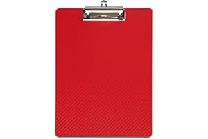 MAUL Porte-bloc MAULflexx très robuste A4 patte d'accrochage rétractable rouge