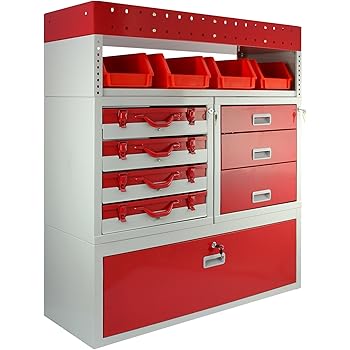 Monster Racking Flame Metal Van Racking Tool Storage Units Shelves