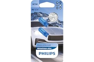 Philips WhiteVision W5W, Halógena, bombilla de señalización, blister doble