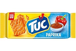 ‎TUC TUC Paprika – Knusprige Cracker mit Paprika-Geschmack – 100g