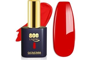 YTD Likomey Smalto Semipermanente per Unghie in gel,15ml Rosso UV LED Smalti Semipermanenti Professionale Manicure Gel Nail Polish
