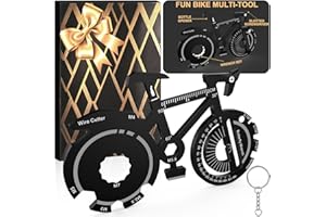 CDDFUNGO Fun Mens Gifts EDC Multitool - Unique Men Birthday Bike Gift Key Charm, Novelty Christmas Stocking Fillers Anniversary Fathers Valentines Present Idea Small Gadget, Cool Secret Santa Gift for Him