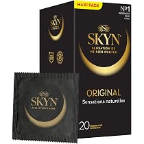 SKYN - Lot De 2 Boîtes De 40 Préservatifs Sans Latex - Sensations Naturelles - NEUF