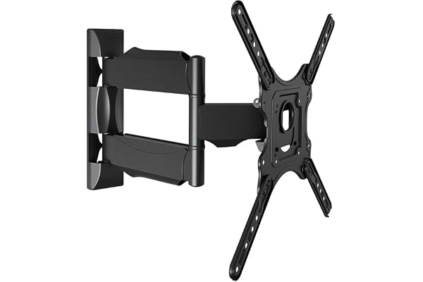 Caprigo Full Motion TV Wall Mount Bracket for 32 to 55 Inch LED/HD/Smart TV s, Universal Heavy Duty TV Wall Mount Stand with Swivel Rotation & Tilt Adjustments (M460-P4)