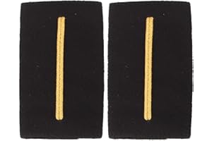 HandembroideryUK Merchant Navy Shoulder Epaulettes Slider for Cadet | Uniform Badge Epaulettes with 10mm Gold Braid | Military Insignia Crest for Blazer Jackets, Embroidered Uniform