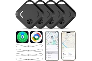 Reyke Tracker Android, Smart Tag compatibile con Google Find My (solo per Android), localizzatore per chiavi, bagagli, valigia, portafoglio, 1 pezzo