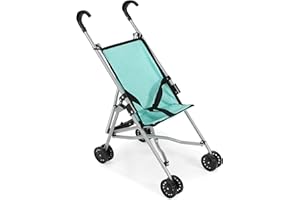 Bayer Chic 2000 Passeggino per bambole Funny, Mini passeggino Melange Mint, 600-30, 50 cm